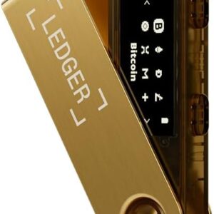 Ledger Nano S Plus (Gold) : The Perfect Entry-Level Hardware Wallet to securely Manage All Your Crypto and NFTs (for Android or Desktop only)