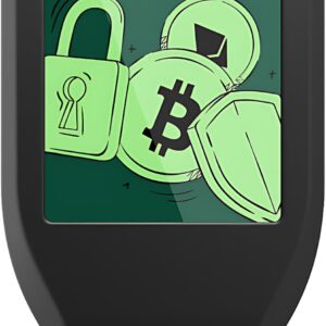 Trezor Model T – Crypto Hardware Wallet with LCD Touchscreen, Protecting Bitcoin & 1000’s of Coins with Maximum Security